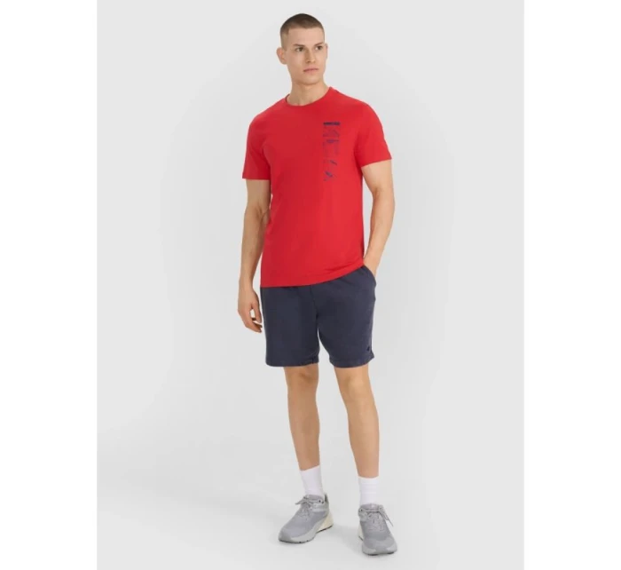 Pánske tričko s potlačou 4F 4FRSS25TTSHM2982-62S Pánske tričko s potlačou 4F 4FRSS25TTSHM2982-62S