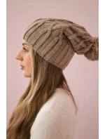 Milano fleecová čiapka K203 tmavo béžová