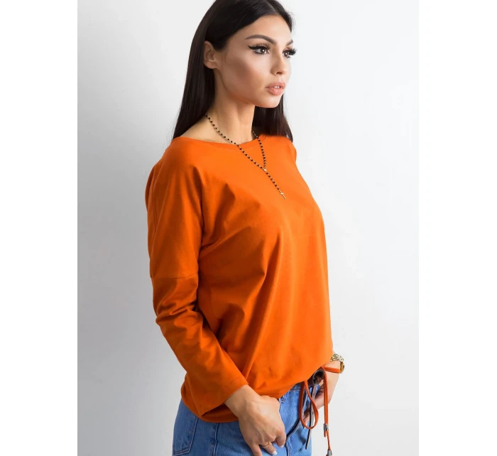 Blúzka RV BZ 4691.44P tmavo oranžová