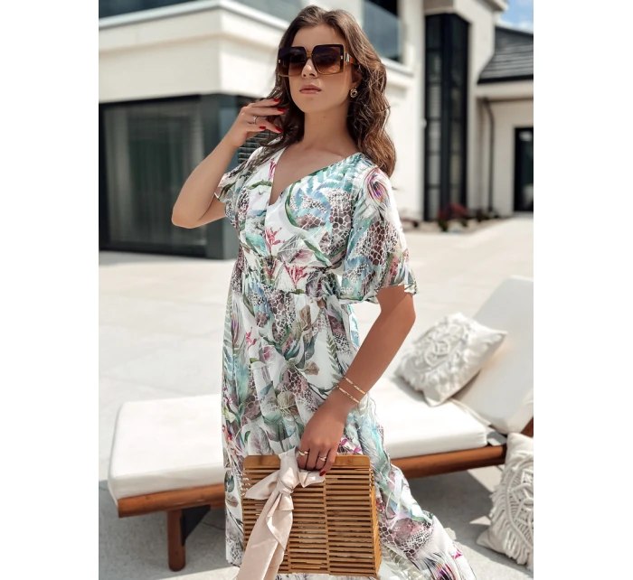 šaty bílé Dstreet model 21978076 - FashionStreet šaty bílé Dstreet model 21978076 - FashionStreet