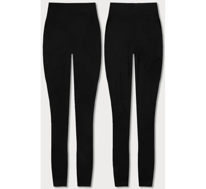 Čierne športové legíny (YW001)