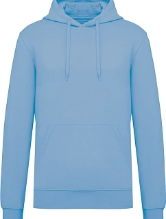 Kariban K 4027 Pánska ekologická mikina s kapucňou 20.4027 sky blue