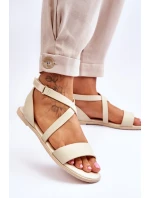 Kožené kotníkové sandály Big Star model 21618066 Béžová - Big Star Shoes