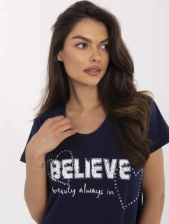 T shirt CLM TS model 21116965 granatowy - FPrice