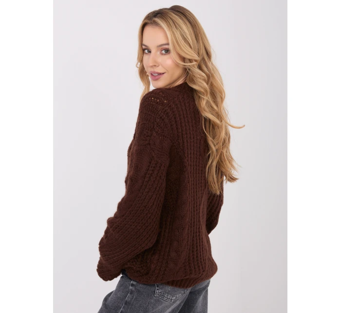 Jumper IN SW 33831.25 tmavohnedý Jumper IN SW 33831.25 tmavohnedý