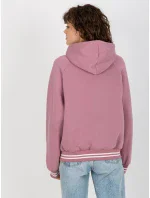 Mikina RV BL 8372.04P tmavo ružová