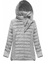 Dámska prešívaná bunda s kapucňou W260BIG