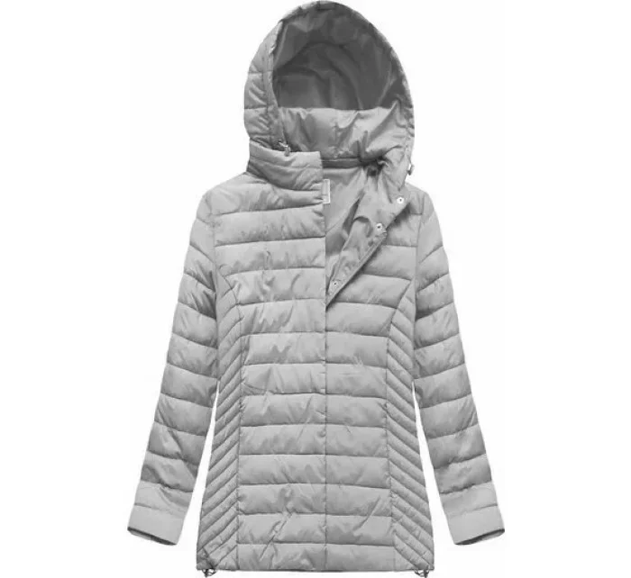 Dámska prešívaná bunda s kapucňou W260BIG