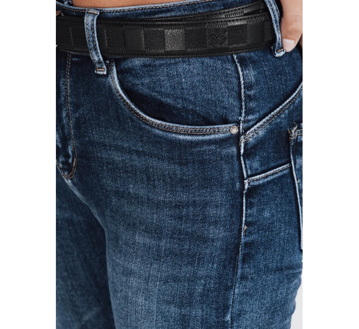 Dámske push up džínsy tmavomodré FashionStreet UY2800