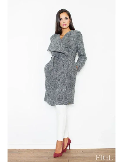 Dámska bunda M408 grey - fígľov