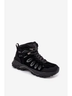 Skórzane Buty Trekkingowe Męskie Big Star OO17433 HI-POLY SYSTEM Czarne