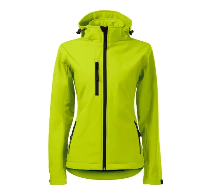 Dámska výkonná softshellová bunda limetková