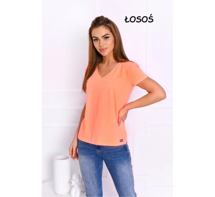 Dámská halenka s krátkým rukávem Dámská halenka s krátkým rukávem