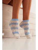 Dámske pruhované ažurové ponožky 1504.003