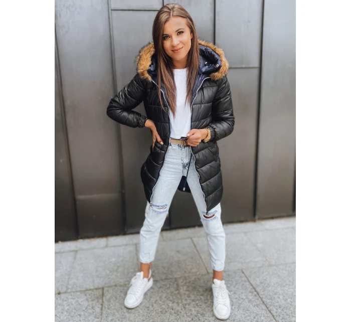 Dámská zimní bunda parka navy blue Dstreet model 21964938 - FashionStreet
