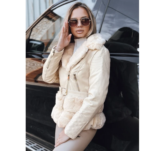 Dámská kožená bunda ramones s kožešinou Dstreet model 21993397 - FashionStreet