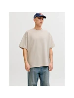 Jack&Jones pánské tričko JJEBARRON TEE SS O-NECK NOOS 12298906 MOONBEAM