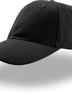 Atlantis Headwear Liberty Six – 6-panelová čiapka z hrubej bavlny 33.3020 čierna