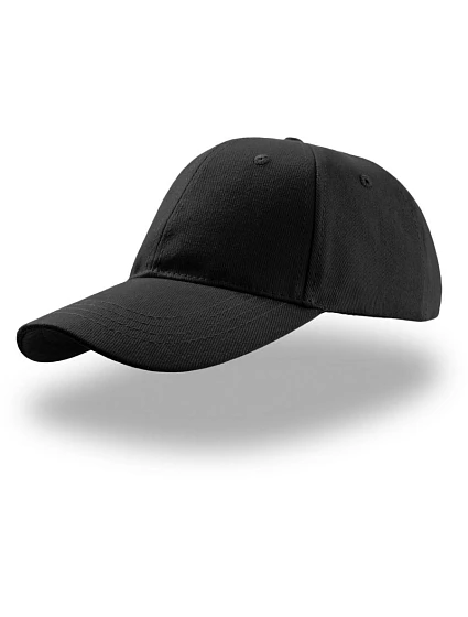 Atlantis Headwear Liberty Six – 6-panelová čiapka z hrubej bavlny 33.3020 čierna Atlantis Headwear Liberty Six – 6-panelová čiapka z hrubej bavlny 33.3020 čierna