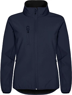Clique Classic Softshell Jkt W Dámska 3-vrstvová softshellová bunda 67.0915 tmavomodrá