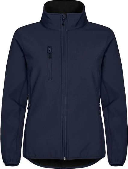 Clique Classic Softshell Jkt W Dámska 3-vrstvová softshellová bunda 67.0915 tmavomodrá