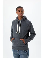 M 73 Mikina s kapucí  charcoal grey melange model 22514755 - Mantis