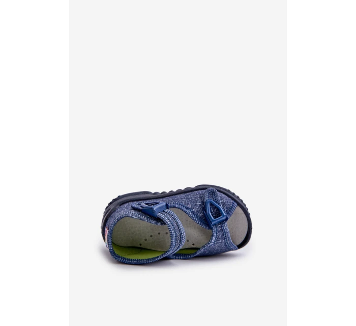 Kapcie Sandałki Dziecięce NEL 310-06 GOKIDS Granatowe