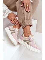 Sneakersy Damskie Z Plecionką Na Platformie Multikolor Lesida Sneakersy Damskie Z Plecionką Na Platformie Multikolor Lesida