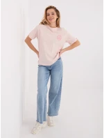 T shirt model 21795579 jasny różowy - FPrice