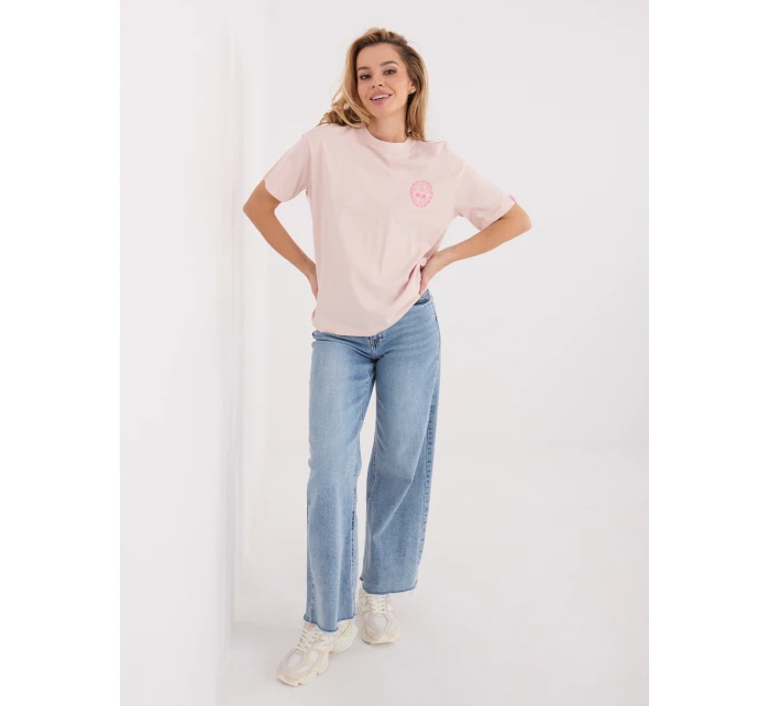 T shirt model 21795579 jasny różowy - FPrice