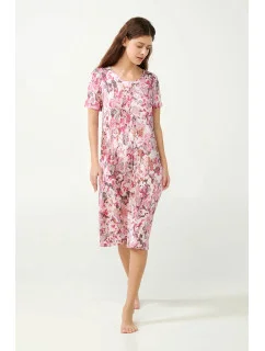Květinová noční košile model 20794891 růžová - Vamp