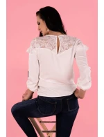 Blúzka Hiron krémová - Merribel Blúzka Hiron krémová - Merribel