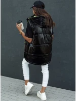 Dámská prošívaná dlouhá vesta černá Dstreet model 21979779 - FashionStreet