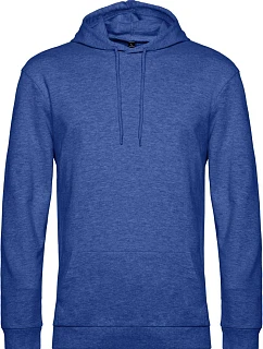 B&C #Hoodie Pánská mikina s kapucí 01.U03W heather royal blue
