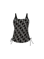 Style Yara Top tankini - vrchný diel 8399-1 čiernobiela - Anita Classix