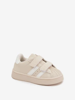 Dětské Sportovní Boty Tenisky Z Eko Kůže Béžové Renel