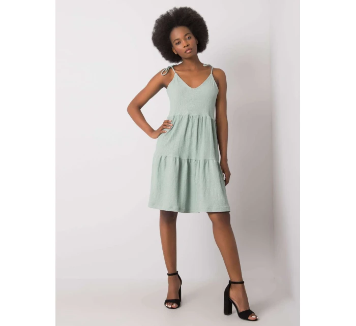 Šaty RO SK 2570.19 pistácií Šaty RO SK 2570.19 pistácií