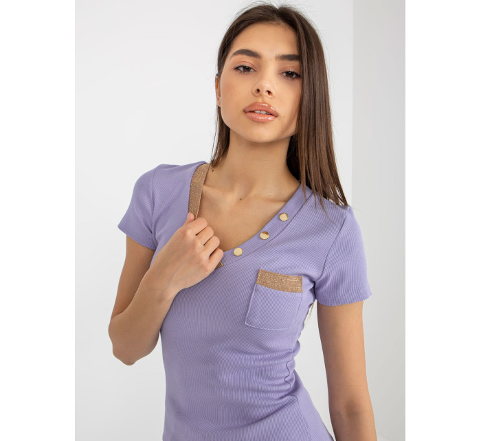 Tričko RV TS 8543.12P svetlo fialová