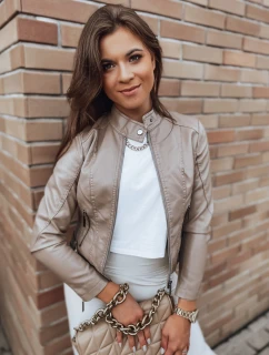 Dámska bunda ALNIS beige FashionStreet TY3041