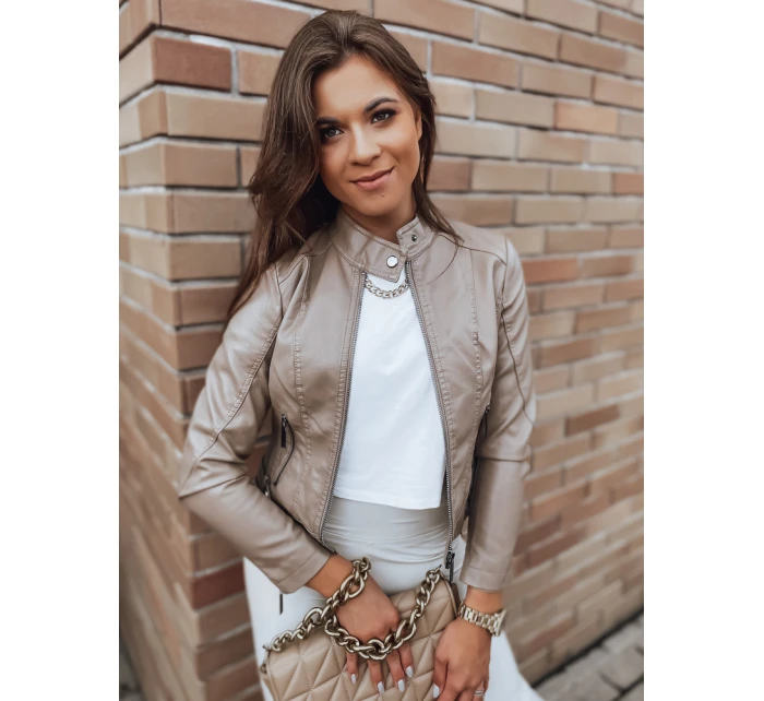 Dámská bunda beige Dstreet model 21965617 - FashionStreet Dámská bunda beige Dstreet model 21965617 - FashionStreet