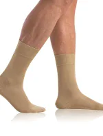 Klasické pánske ponožky BAMBUS COMFORT SOCKS - BELLINDA - béžové