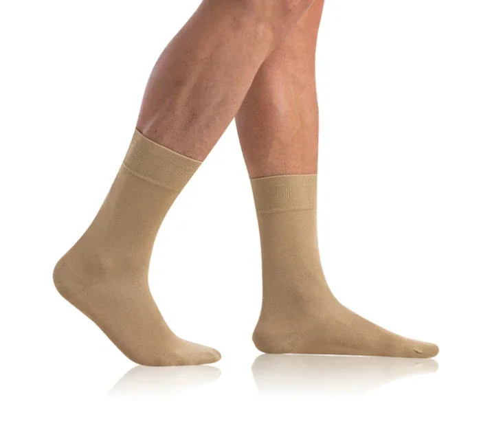 Klasické pánske ponožky BAMBUS COMFORT SOCKS - BELLINDA - béžové Klasické pánske ponožky BAMBUS COMFORT SOCKS - BELLINDA - béžové