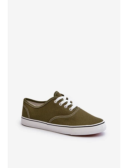 Dámské klasické tmavě zelené tenisky model 21654389 - Boto Dámské klasické tmavě zelené tenisky model 21654389 - Boto