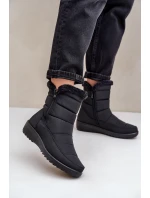 Dámské Sněhule Na Zip S Kožíškem Černé model 21675452 - EVENTO Dámské Sněhule Na Zip S Kožíškem Černé model 21675452 - EVENTO