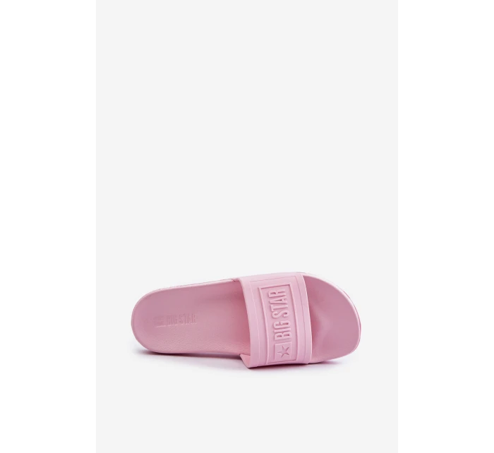 Lekkie Klapki Damskie Big Star OO274036 Różowe