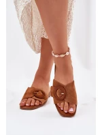 Klasické Dámské Plážové Pantofle Béžové model 21698865 - Boto Klasické Dámské Plážové Pantofle Béžové model 21698865 - Boto