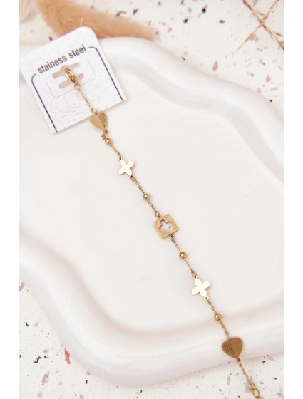 Náramek ze nerezové oceli s zlatými model 21776873 - Boto Náramek ze nerezové oceli s zlatými model 21776873 - Boto