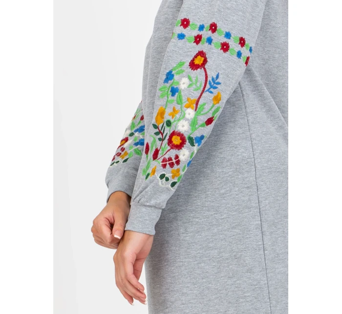 Šaty MB SK 8023.26 sivé