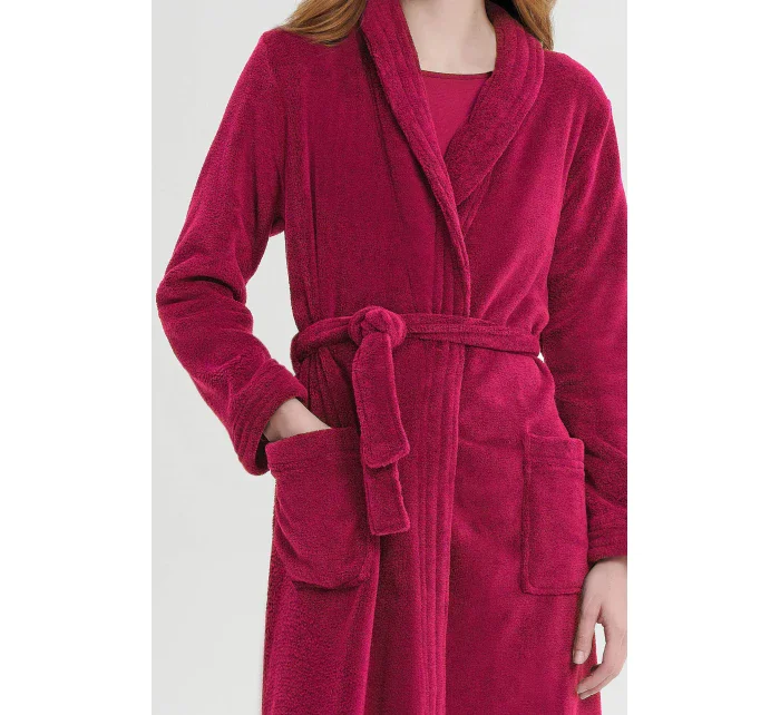 Dámsky dlhý župan 19216 fuchsiová - Vamp