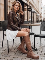 Dámské boty na platformě hnědé Dstreet model 21995001 - FashionStreet Dámské boty na platformě hnědé Dstreet model 21995001 - FashionStreet